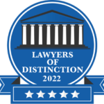 We earned the Lawyers of Distinction Award in 2022