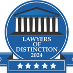 We earned the Lawyers of Distinction Award for 2024